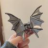 European and American Style Geometric Metal Bat Spider Hair Clip Unique and Personalized Hair Clip Jewelry Halloween Gift Female