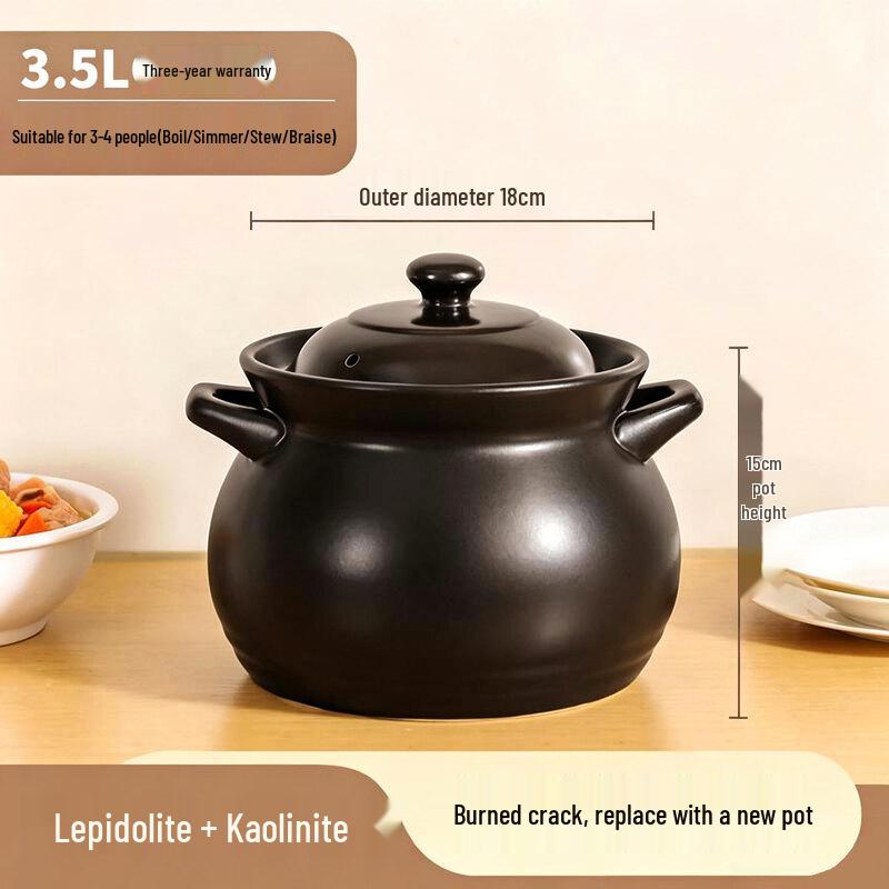 Lichuan Huaxing Dry-Burn Resistant Ceramic Casserole