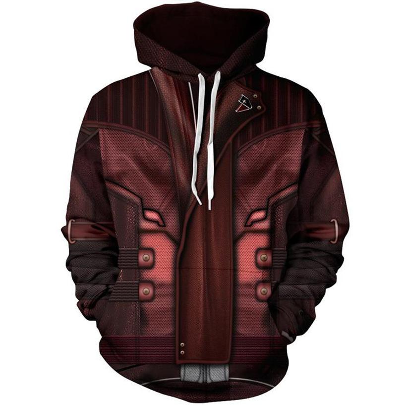 Men's Autumn and Winter 3D Printed Hooded Fashion Versatile Trend Breathable Casual Hoodies & Sweatshirts (men’s)