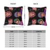 Saja Boys Kpop Dämonenjäger Rosa Kissenbezug Weicher Polyester Kissenbezug Geschenk Dekokissenbezug Zuhause Reißverschluss