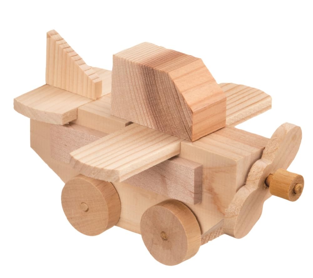 

Heiwa Industries MOCCO Wooden Craft Kit, Airplane, Wooden Toy, Craft, Vehicle, Ages 6 and Up