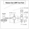 High-Temperature Nylon/Phosphor Bronze Silver-Plated PCB Circuit Test Pin/Ring
