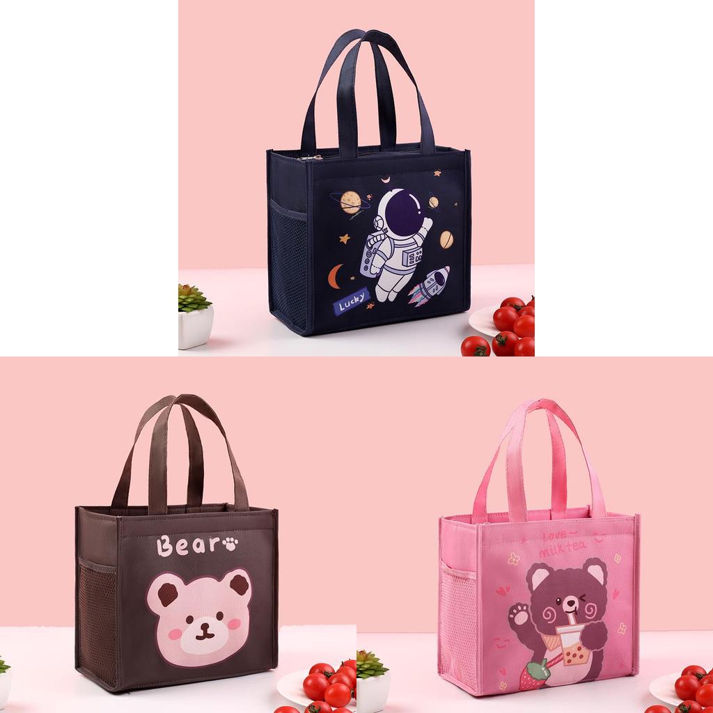 Cartoon-isolierte Lunchtasche für Schüler und Büroangestellte aus Aluminiumfolienmaterial