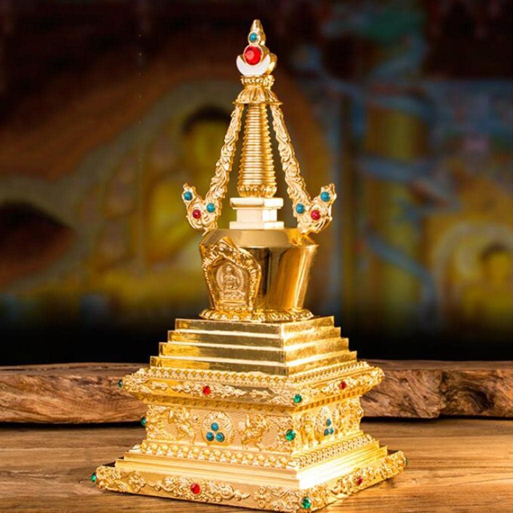 Tongina Buddha Stupa Pagode Statue Figur Zubehör Buddhistisch