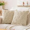 Egg Pattern Easter Pillow Cover Fluffy Super Soft Cushion Cover Wear-resistant Comfortable Throw Pillowcase Bedside Cushion