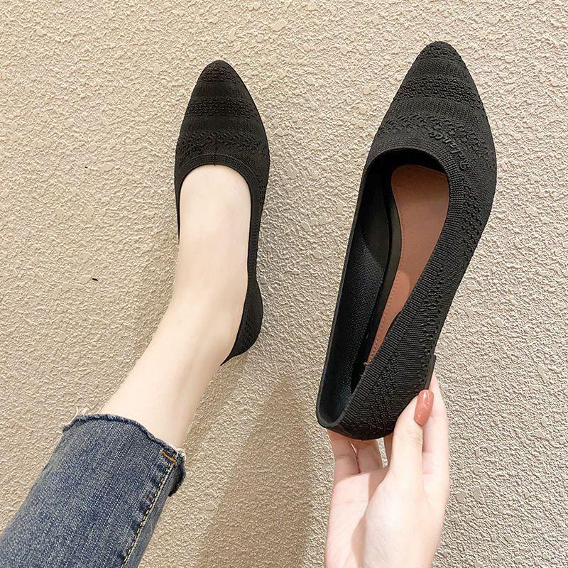 Summer New Style Baotou Sandals for Women Fashionable Outdoor Wear Flat Shallow Mouth Shoes Non-slip Soft Sole Single Shoes