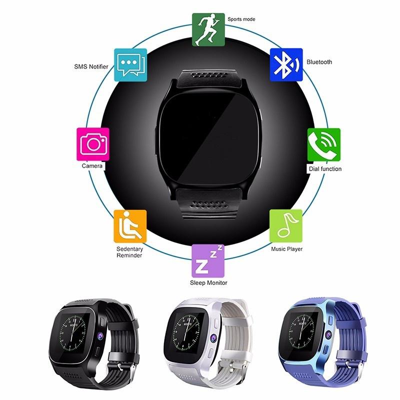 Buy T8 Bluetooth Smart Watch with Camera SmartWatch Facebook Whatsapp Sync  SMS Smartwatch at affordable prices — free shipping, real reviews with  photos — Joom