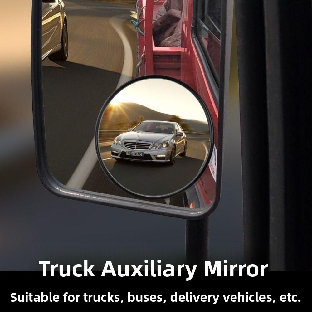 2Pcs 9/12/14cm Car Blind Spot Mirror Reversing Auxiliary Mirror  Car Observation