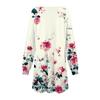 Fashion Womens Long Sleeve A Line Dress Fall Casual Pullover Crewneck Loose Fit Dress With Pockets