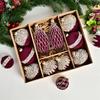 Flocked Painted 10pcs Novelty Shaped Velvet Balls Christmas Holiday Party Table Centerpiece Home Decor Gift For Adults Kids