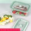 Contenitore Grande in Vetro per Conservazione di Frutta, Kimchi e Altro - Lusso Leggero, per Alimenti, Ermetico e Ideale per la Refrigerazione.