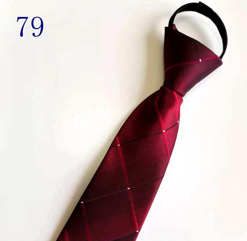 Heren Ritsstropdas Bruidegom Bruiloft Rood 8Cm Jurk Zakelijk Zwart Knoopvrij Lui Gemakkelijk Aan te Trekken Blauw black