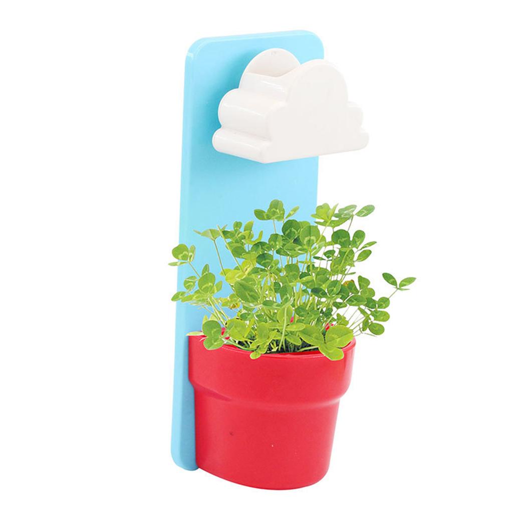Home Flower Pot With Clouds With Love Shower Hanging Wall Mount Planters Rainy Flower Pot Decoration For Home Garden Yarns