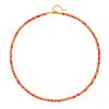 Colored natural stone necklace, dopamine beaded bracelet, collarbone chain, light luxury niche jewelry.