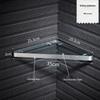 Punch-Free Bathroom Glass Shelf