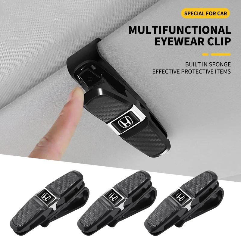 Car Holders Glasses Car Sun Visor Sunglasses Eyeglasses Mount For Honda civic accord fit jazz pilot CRV odyssey passport akw256