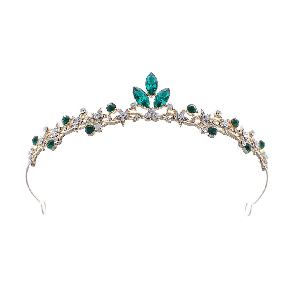 Little Princess Crystal Crown Simple Style Rhinestone Tiaras for Girl Birthday Party Adult Ceremony Children Hair Accessories