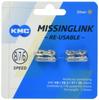 KMC CL573R-N Silver 6-8 Speed Missing Link Set of 2