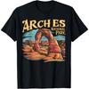 Vintage Utah Vintage Arches National Park Vintage Hike Trail T-Shirt