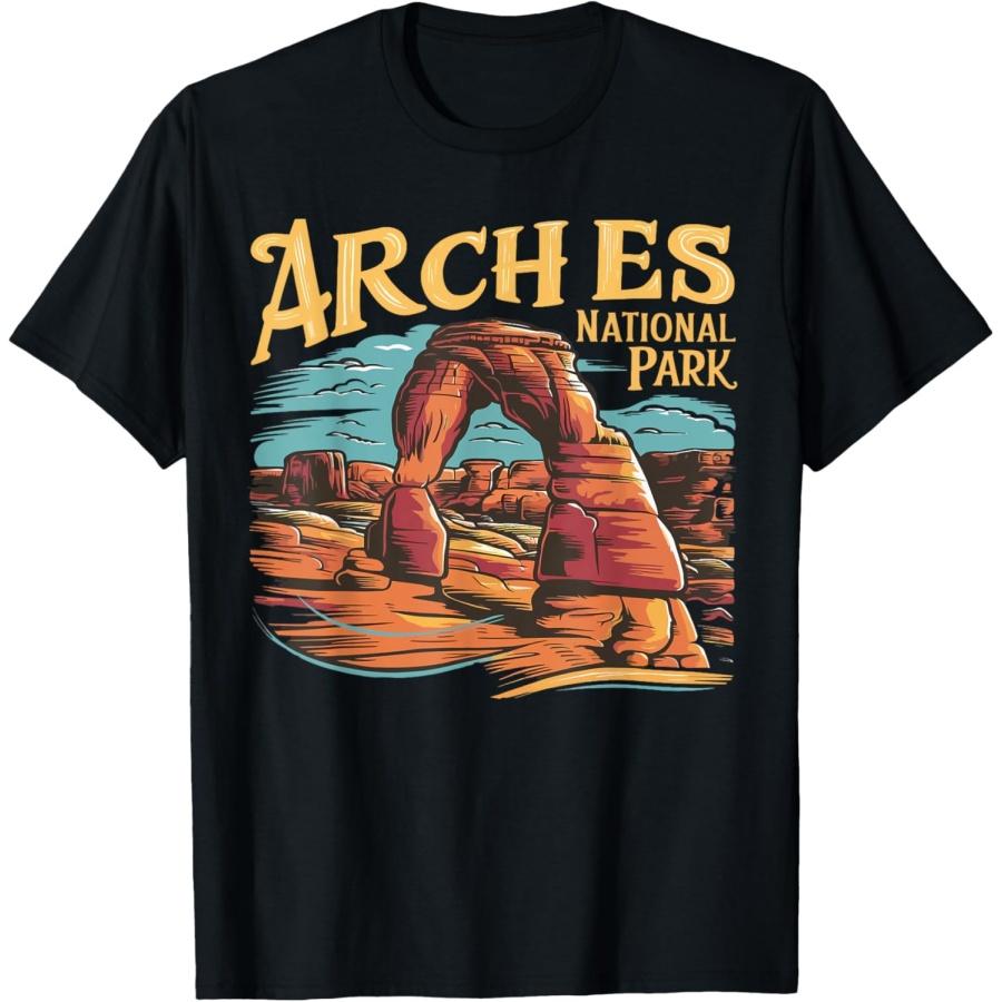 

Vintage Utah Vintage Arches National Park Vintage hike Trail T-Shirt XXXXXL чорний
