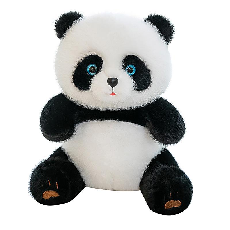 Cute Panda Yaya Plush Toys Children's Sleeping Pillows Zoo Souvenirs Study Ornaments Car Pillows