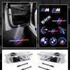 2Pcs/set LED Car Door logo Projector Lamps Welcome Light For BMW M E90 E60 F18 E46 F30 F20 M2 M5 M3 E87 M4 X3 X5 X1 Accessories