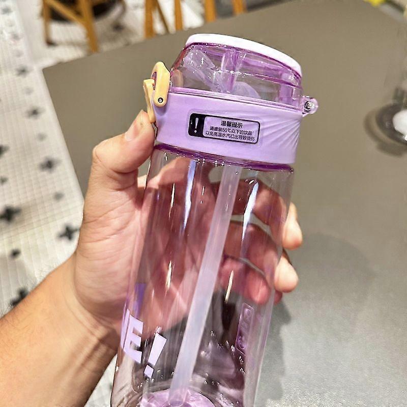 Portable Large Capacity Plastic Cups 550ml Green