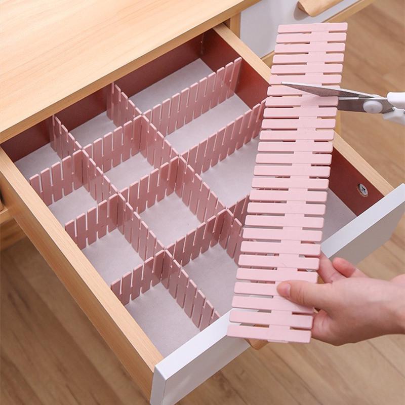Adjustable Drawer Divider for Kitchen or Wardrobe Organization