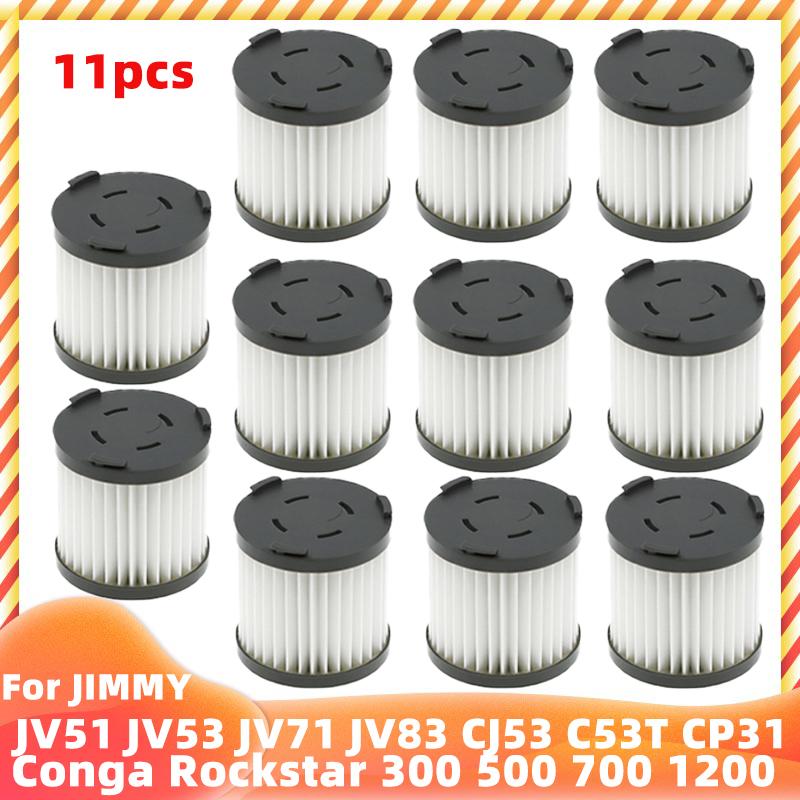 Compatible for JIMMY Handheld Cordless Vacuum JV51 JV53 JV71 JV83 CJ53 C53T CP31 Conga Rockstar 300 500 700 1200 Ultimate Filter