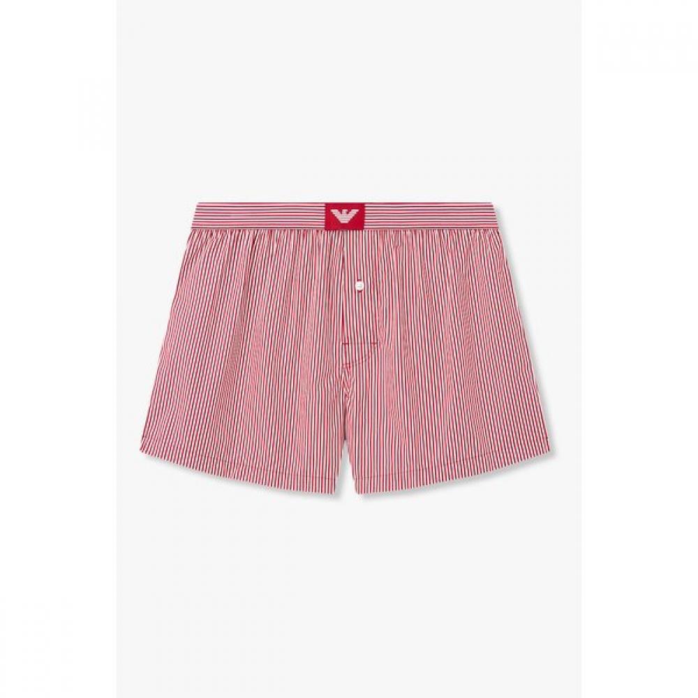Emporio Armani Men S Stripe Eagle Patch Trunk 0816112086 S(95)
