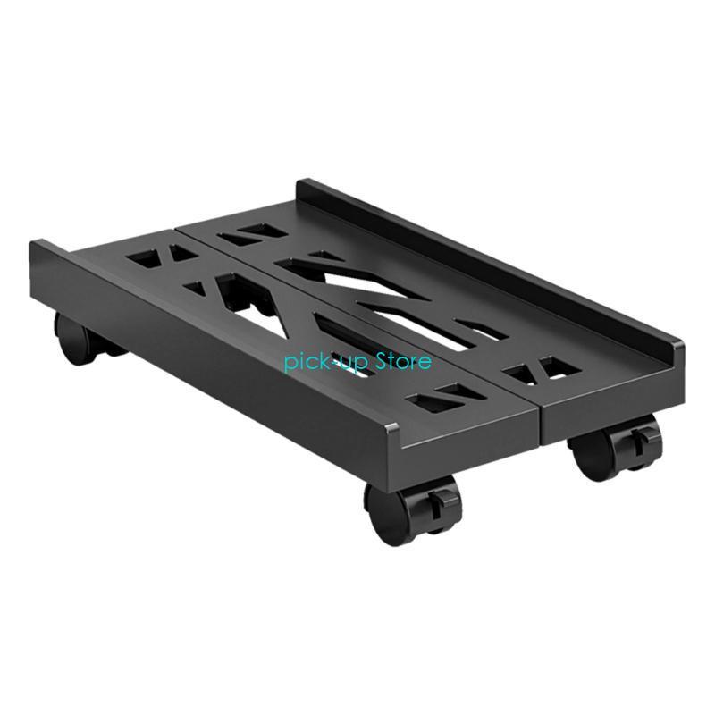 Q5WA Mobile Computer Tower Stand With Wheel And Ventilation For Easy Movement