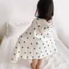 Four Layer Hooded Bathrobe Cartoon Printed Infant Bathrobe Warm Baby Gauze Bath Towel  Sleepwear