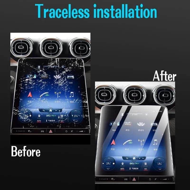 For MAZDA 6 ATENZA 2017- Gearbox Panel Navigation Screen Automotive Interior Accessories TPU Protective Film Cover