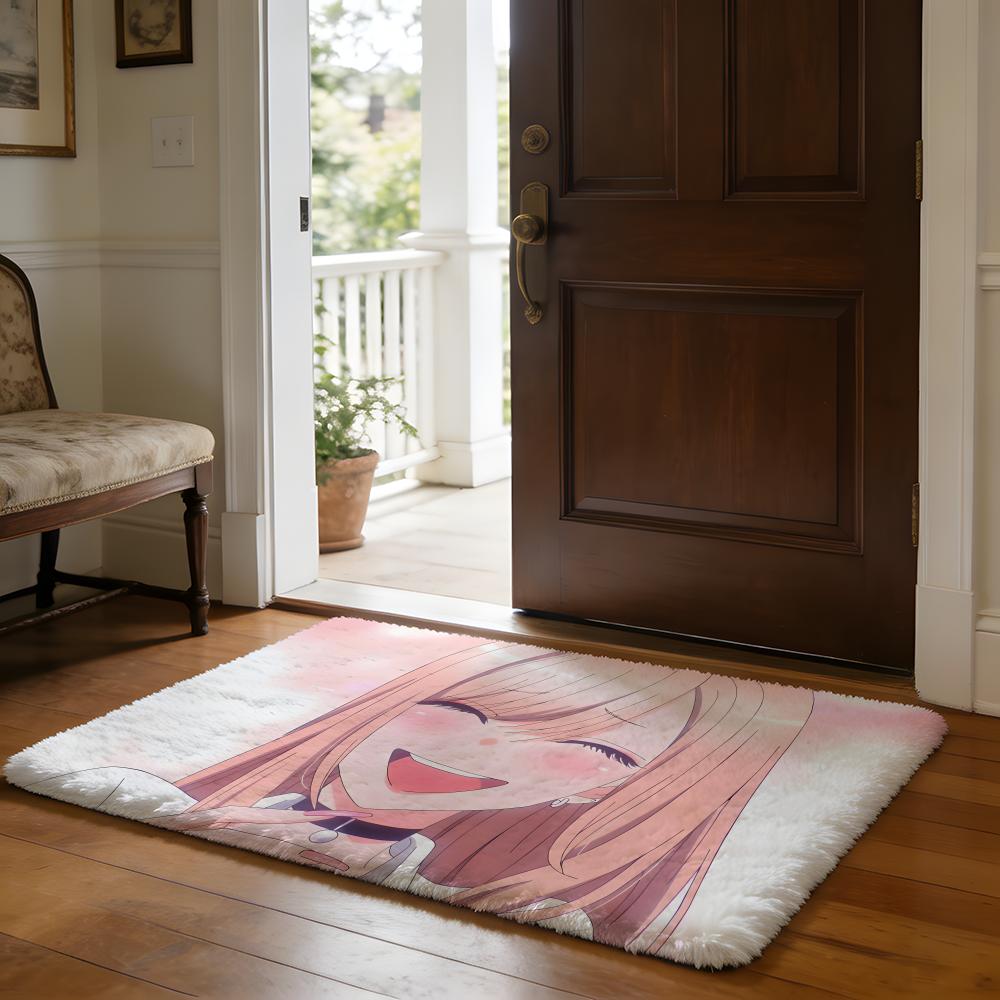 Tappetino da Pavimento Hippie Marin Kitagawa Morbido Flanella Assorbente Tappeto Antiscivolo Casa Camera da Letto Bagno
