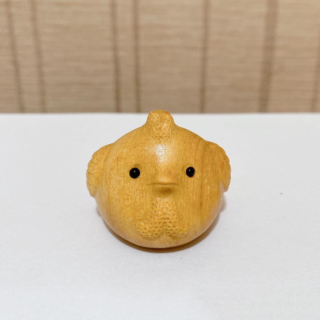 Handheld Zodiac Animal Thuja Wood Carvings: Cute Office Desk Healing Gifts