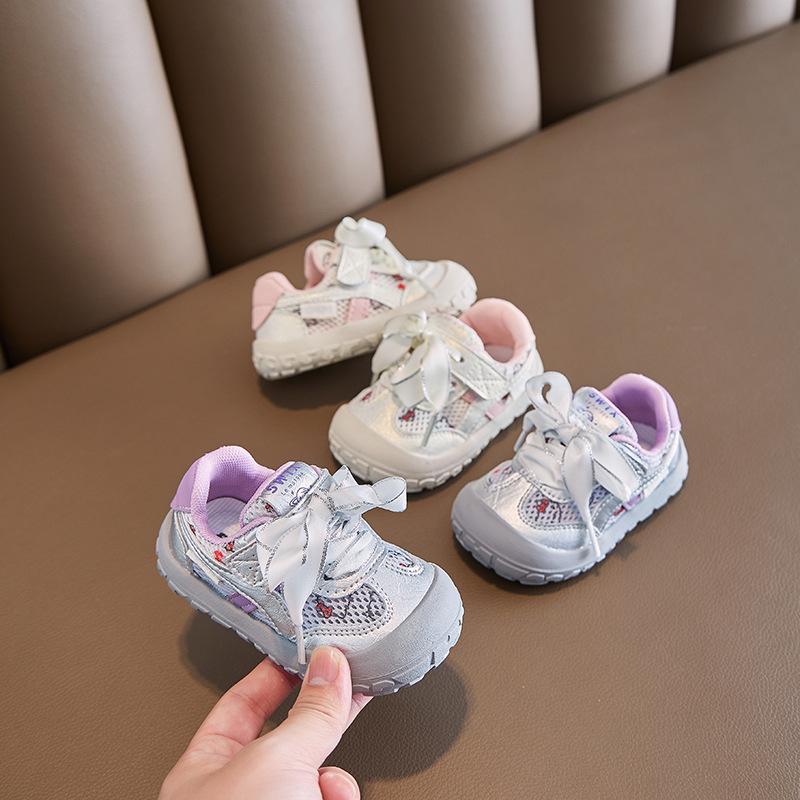 Breathable Soft Sole Non-Slip Mesh Shoes for Toddlers (1-3 Years) - Unisex Casual Spring/Summer Walker Sneakers