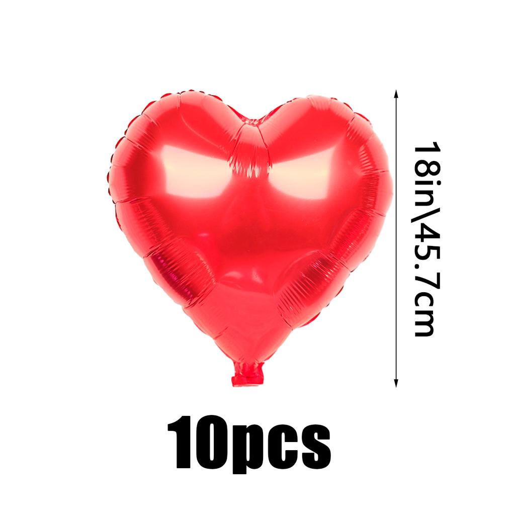 Red Love Letter Balloon Set 18 inch Heart shaped Balloon Simulation Petals Valentine's Day Wedding Party Decoration