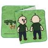 Panpan-kun's Daily Life Face Towel 0003 (Green) Women's Face Towel 001135-0003-01