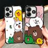 Cartoon Bear B-Browns C-Conys Soft Phone Case For Xiaomi Redmi Note 14 15 Pro Plus 13 12 11S 11T 5G 10 9S 9 Plating Anti-Fall Fu