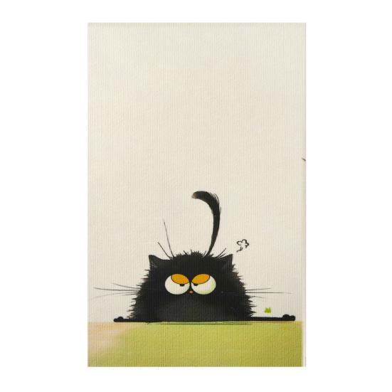 Wall Mounted Cat Scratcher Self-adhesive Cat Scratch Pad Cute Kitten Pattern Scratch Mat Protects Furniture And Walls for Indoor Cats Scratching