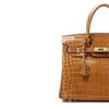 New Women Cowhide Handbag Crocodile Embossed Genuine Leather Top Handle Purse Fashion Shoulder Crossbody Bag for Daily Use- NO LOGO