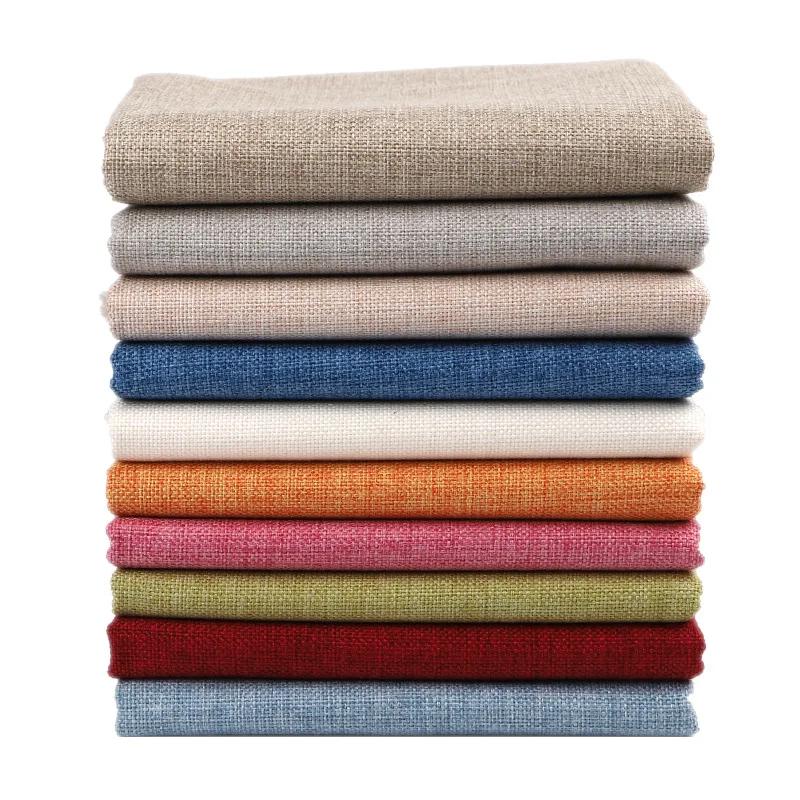 50cmX150cm Cotton Linen Thickened Solid Color Fabric Dustproof Canvas Cloth Sofa Background Cloth Linen Fabric