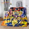 2025 New Yu-Gi-Oh Blue Eyes Dragon Monster Gold Card Cartoon Game Soft Blanket,Soft Throw Blanket for Home Bedroom Bed Sofa Gift