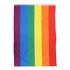 Hand Waving Rainbow Flag Banner Polyester Gay Pride Lesbian Flags with Grommets