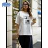 Commute Portrait Printed Menand Women T-shirts Made of 100% Pure Cotton for Summer Fashion Casual and Comfy Short Sleeved Tops