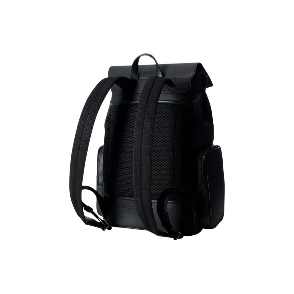 Bally Classic Stripe Leather Backpack Medium Men Backpacks Black 6238750