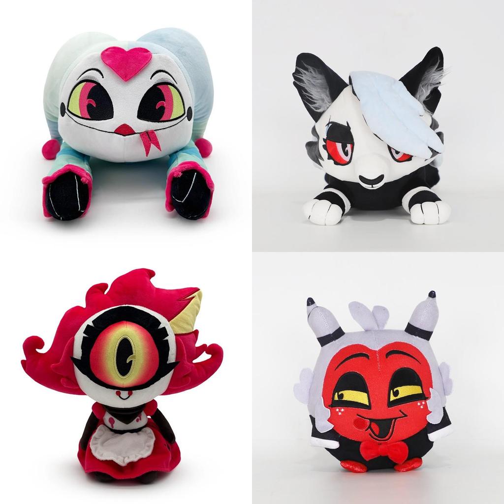 Peluche Cartoon Hazbin Hotel Con Imbottitura in Cotone PP Per Collezionisti e Bambini