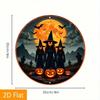 Halloween Witch Metal Sign Vintage Decor Wall Art Home Party