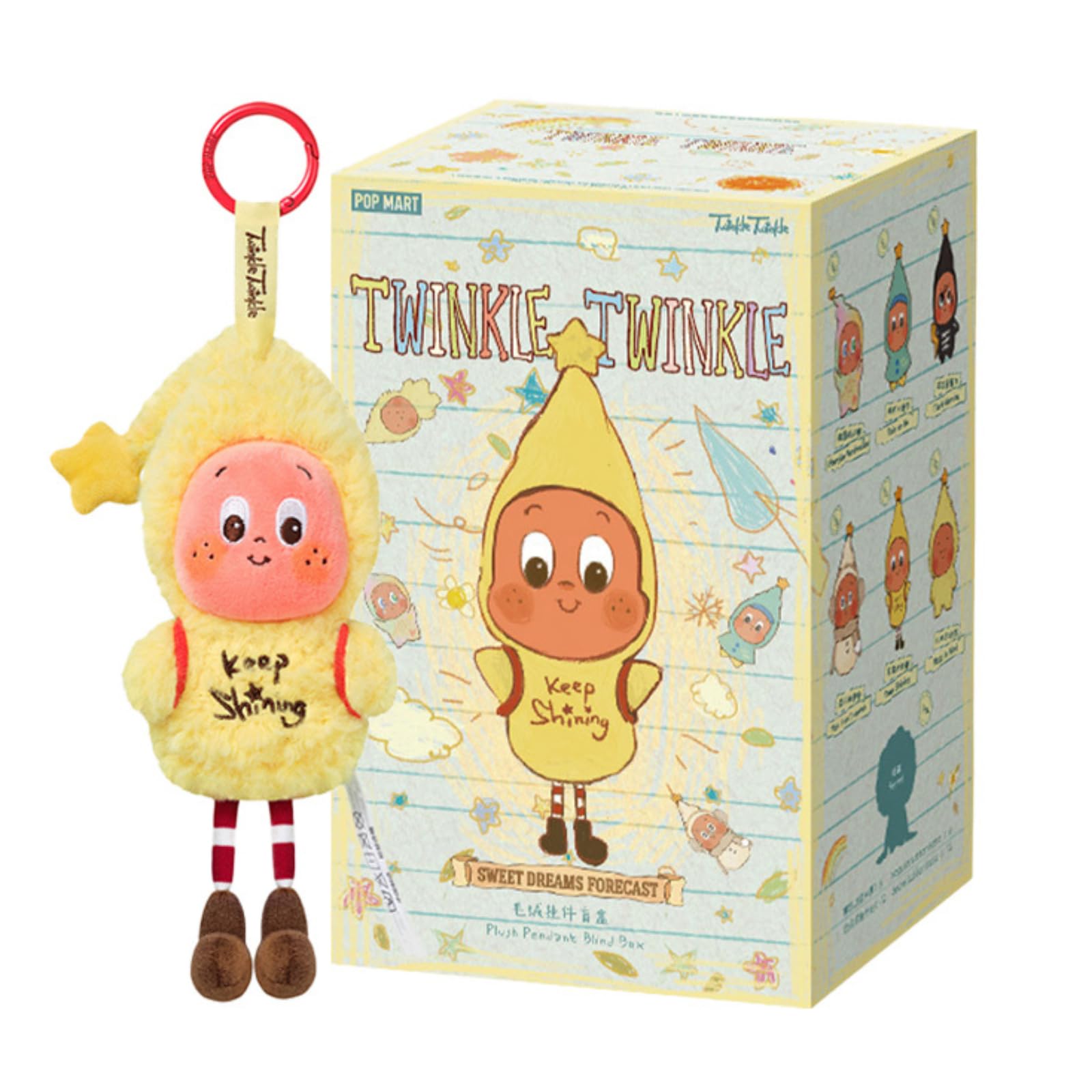 

POPMART Twinkle Twinkle Sweet Dreams Forecact Series Plush Pop Mart Random Blind Pop Mart Oshikatsu [Single Item, Authentic, Unopened] Pendant, Plush,
