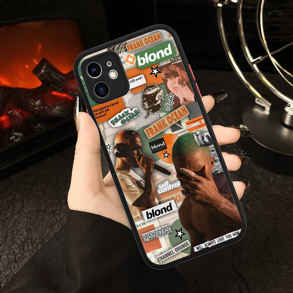 Album F-Frank O-Ocean Rap Matte Transparent Phone Cover For IPhone Case 16 15 14 13 12 11 Pro Max X XS Max Plus
